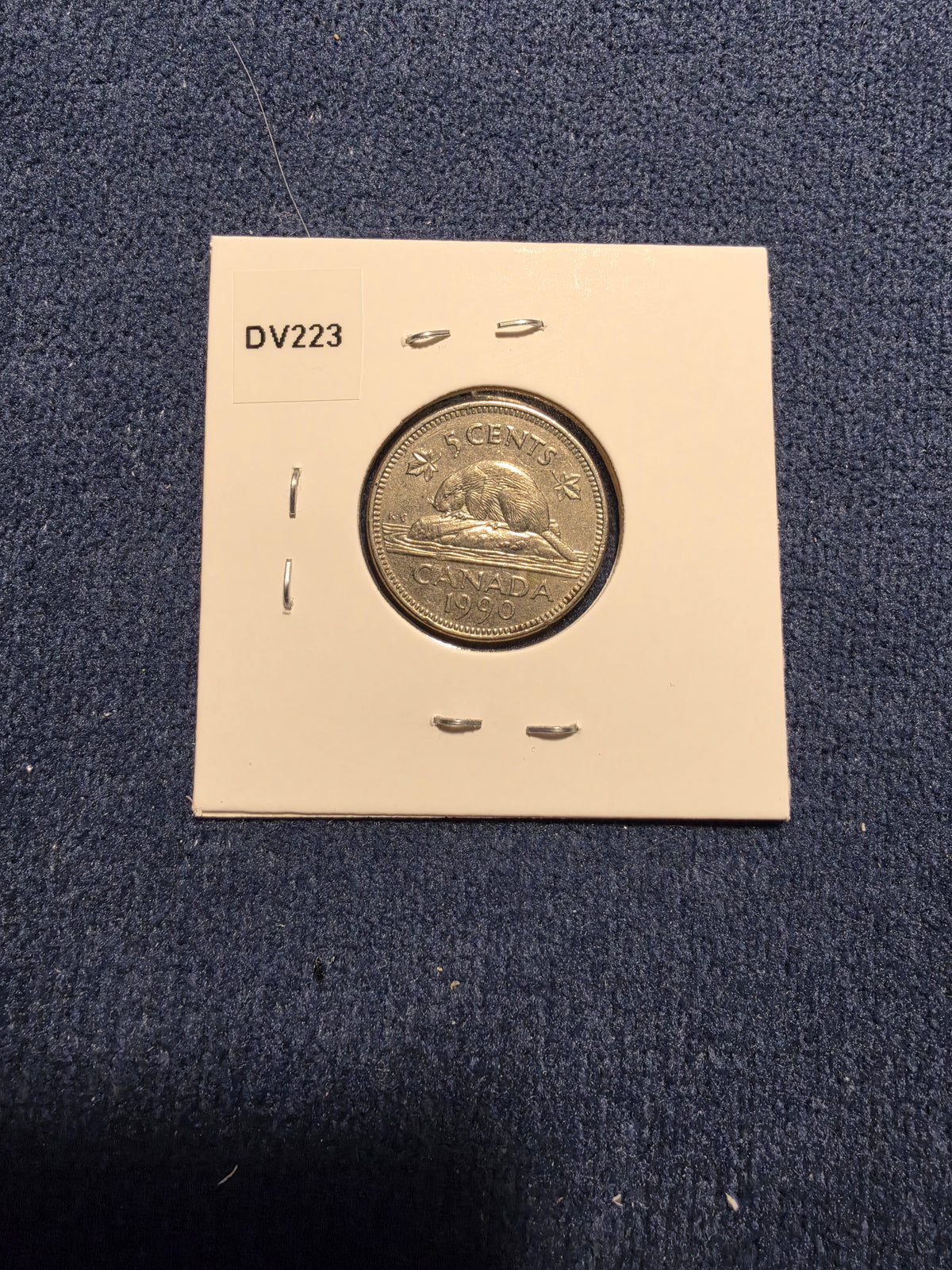 1990 Canadian 5-Cent Nickel