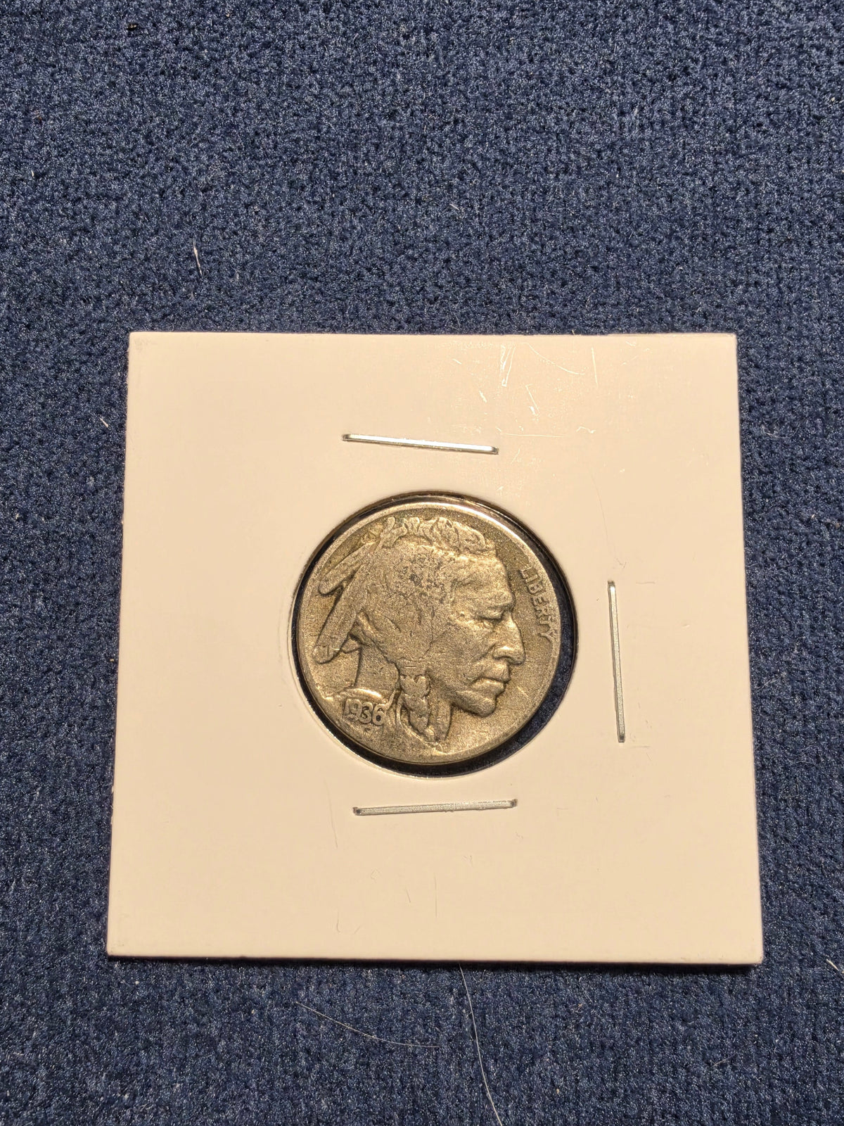 1936-D Buffalo Nickel
