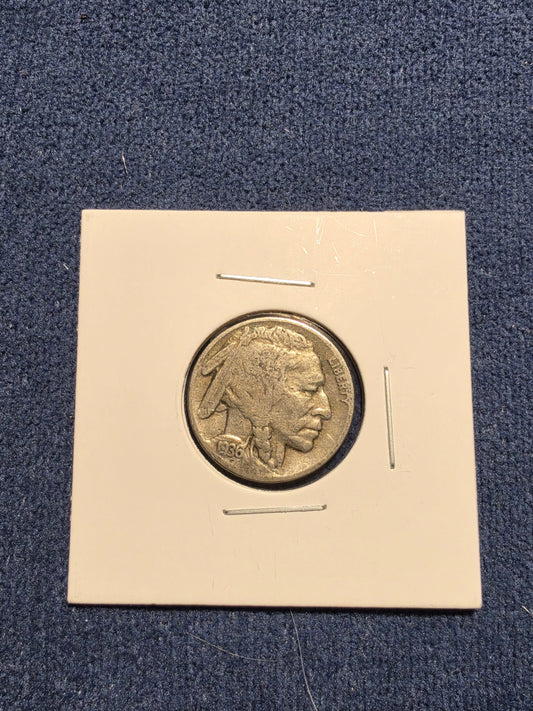 1936-D Buffalo Nickel