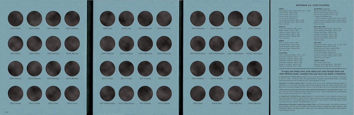 Coin Folder, American Innovation Dollar #2, 2024-2029