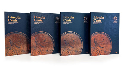 Coin Folder (SET OF 4), Lincoln Cents Collection, 1909-Present