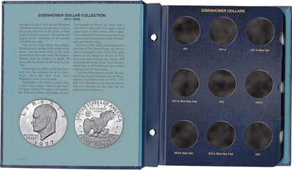 Coin Album - Eisenhower Dollars: 1971-1978 (P, D, & S Mints)