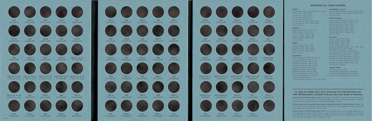 Coin Folder, Lincoln Cents Collection #3, 1975-2013
