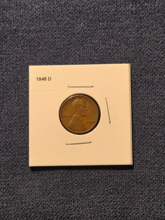 1946-D Lincoln Wheat Penny