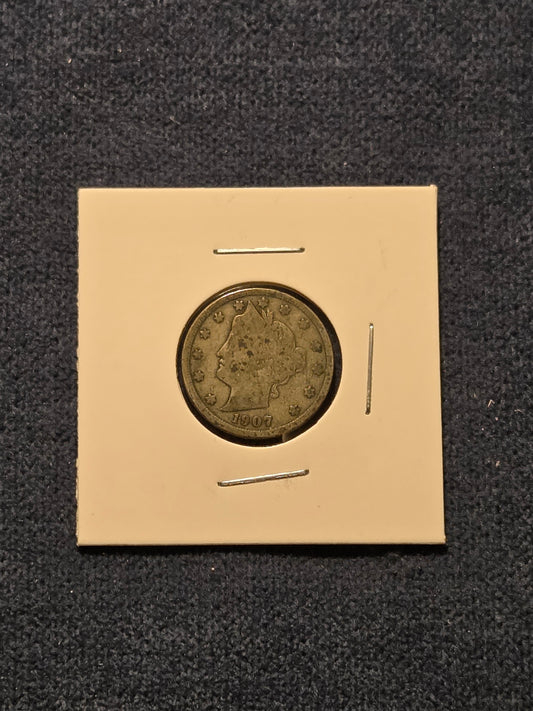 1907 Liberty Head “V” Nickel