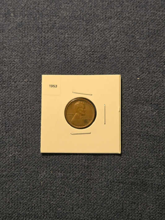 1953 Lincoln Wheat Penny