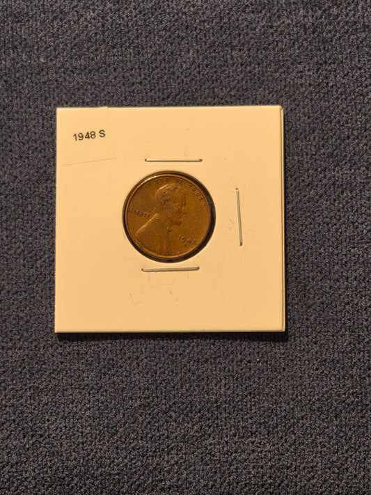 1948-S Lincoln Wheat Penny