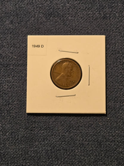 1949-D Lincoln Wheat Penny