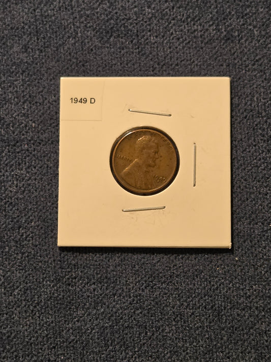 1949-D Lincoln Wheat Penny